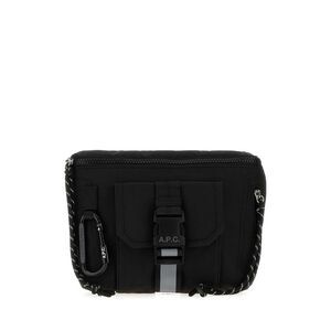 A.P.C. Men Black Fabric Banane Belt Bag